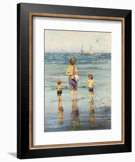 A Day at the Beach-LaVere Hutchings-Framed Giclee Print