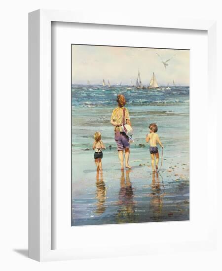 A Day at the Beach-LaVere Hutchings-Framed Giclee Print