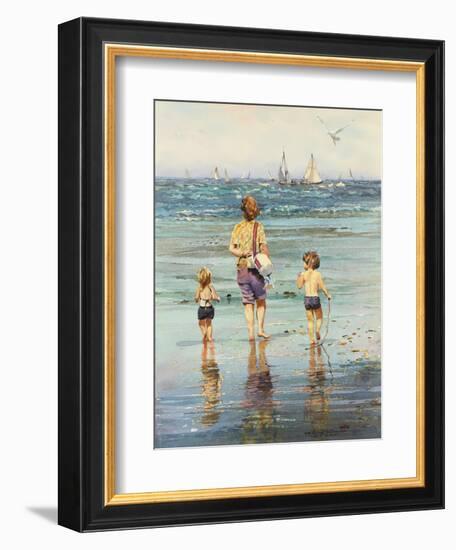 A Day at the Beach-LaVere Hutchings-Framed Giclee Print