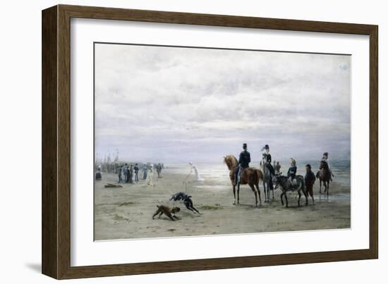 A Day at the Beach-Otto Eerelman-Framed Giclee Print