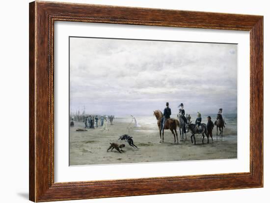 A Day at the Beach-Otto Eerelman-Framed Giclee Print