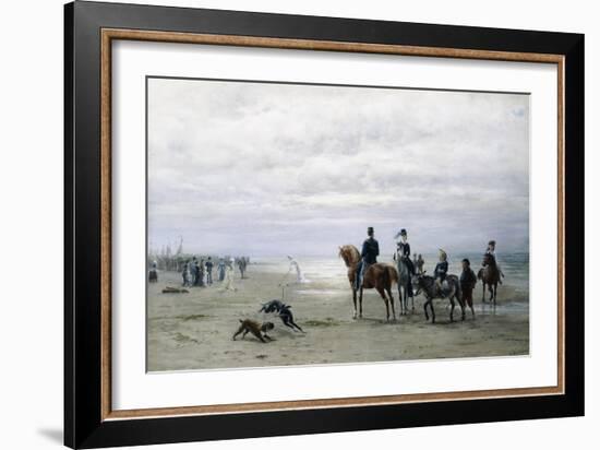 A Day at the Beach-Otto Eerelman-Framed Giclee Print