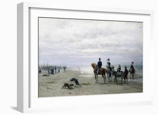 A Day at the Beach-Otto Eerelman-Framed Giclee Print