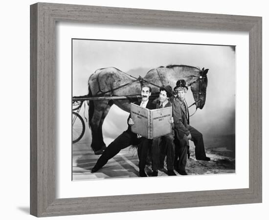 A Day at the Races, 1937-null-Framed Photographic Print