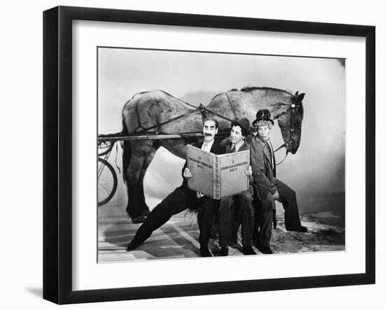 A Day at the Races, 1937-null-Framed Photographic Print