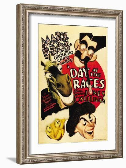 A Day at the Races, 1937-null-Framed Art Print