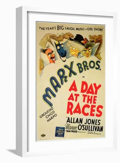 A Day at the Races, 1937-null-Framed Art Print