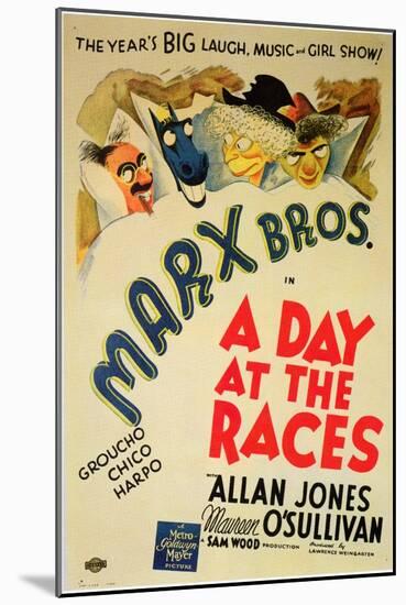 A Day at the Races, 1937-null-Mounted Art Print