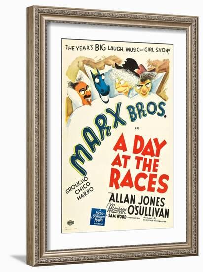 A Day at the Races, 1937-null-Framed Giclee Print