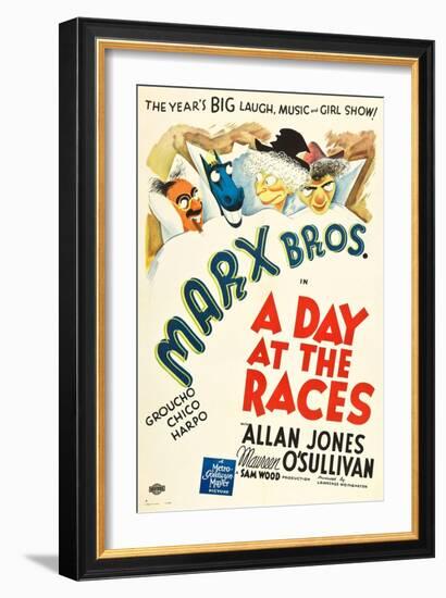 A Day at the Races, 1937-null-Framed Giclee Print