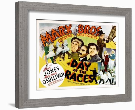 A Day at the Races, 1937-null-Framed Giclee Print