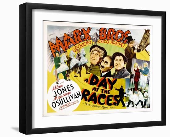 A Day at the Races, 1937-null-Framed Giclee Print