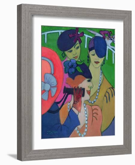 A Day at the Races-Jeanette Lassen-Framed Giclee Print