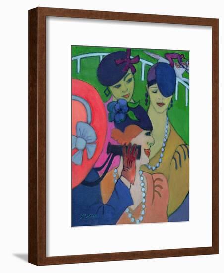 A Day at the Races-Jeanette Lassen-Framed Giclee Print