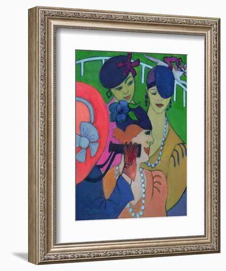 A Day at the Races-Jeanette Lassen-Framed Giclee Print