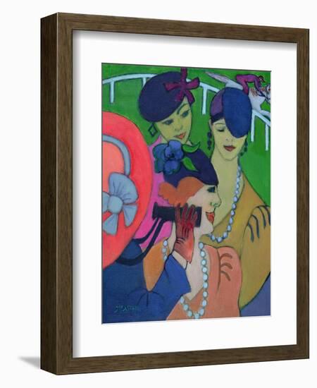 A Day at the Races-Jeanette Lassen-Framed Giclee Print