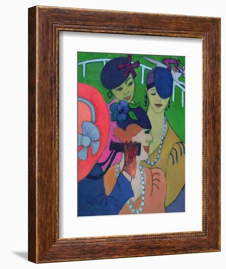 A Day at the Races-Jeanette Lassen-Framed Giclee Print