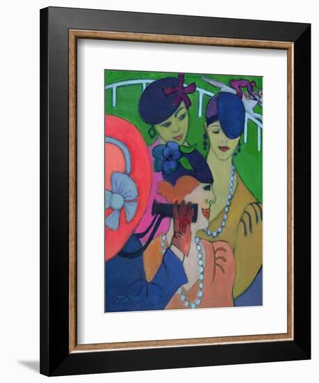 A Day at the Races-Jeanette Lassen-Framed Giclee Print