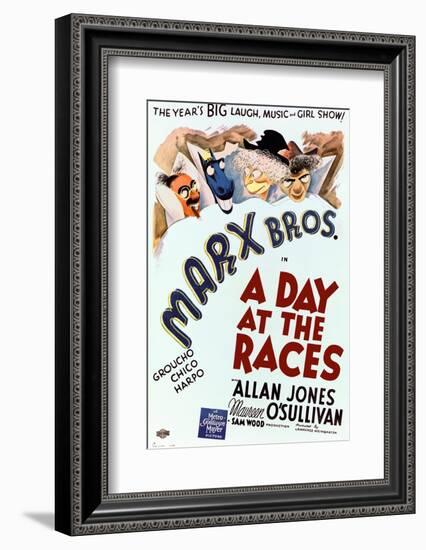 A Day at the Races-null-Framed Photo