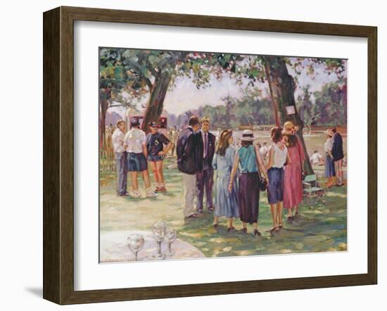 A Day at the Regatta-Paul Gribble-Framed Giclee Print