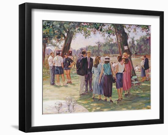 A Day at the Regatta-Paul Gribble-Framed Giclee Print