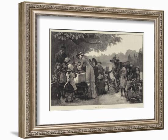 A Day in Arcadia-William Heysham Overend-Framed Giclee Print