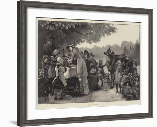 A Day in Arcadia-William Heysham Overend-Framed Giclee Print