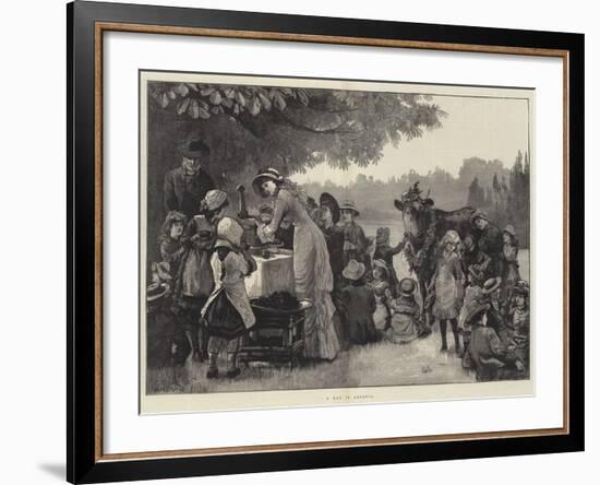 A Day in Arcadia-William Heysham Overend-Framed Giclee Print