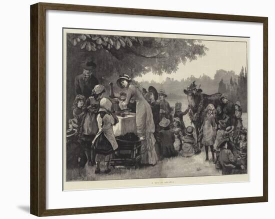 A Day in Arcadia-William Heysham Overend-Framed Giclee Print