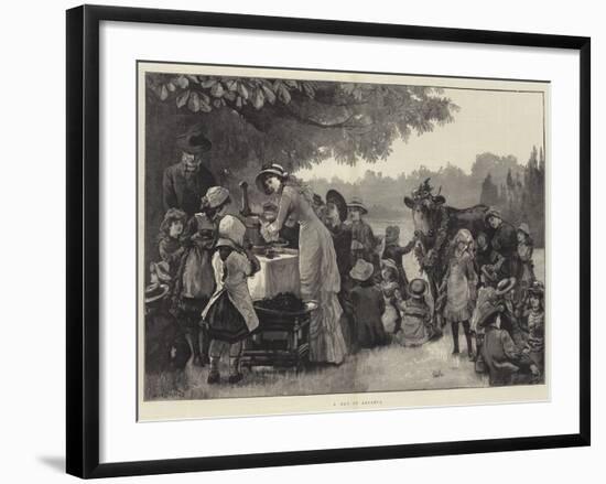 A Day in Arcadia-William Heysham Overend-Framed Giclee Print