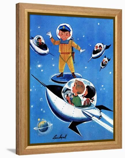 A Day in Outerspace - Jack and Jill, September 1957-Lou Segal-Framed Premier Image Canvas