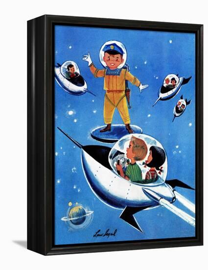 A Day in Outerspace - Jack and Jill, September 1957-Lou Segal-Framed Premier Image Canvas