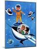 A Day in Outerspace - Jack & Jill-Lou Segal-Mounted Giclee Print