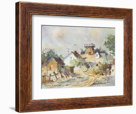 A Day in Spring-LaVere Hutchings-Framed Giclee Print