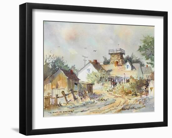 A Day in Spring-LaVere Hutchings-Framed Giclee Print