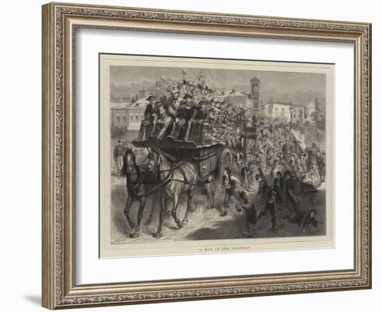 A Day in the Country-Godefroy Durand-Framed Giclee Print