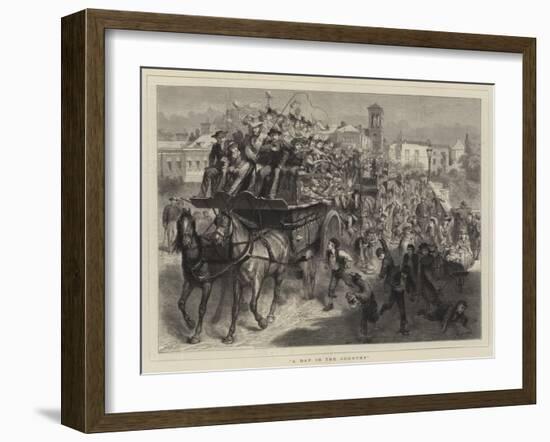 A Day in the Country-Godefroy Durand-Framed Giclee Print