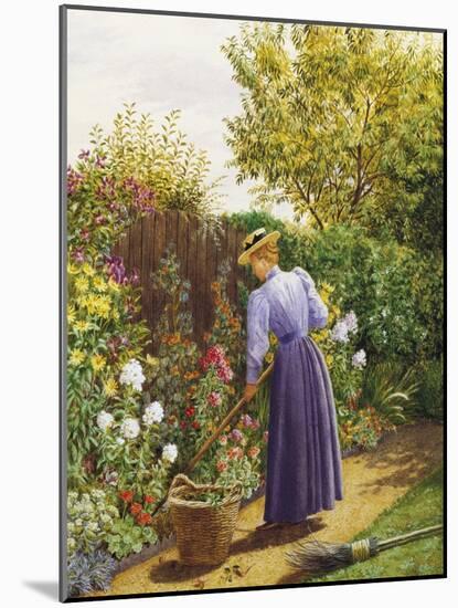 A Day in the Garden-Marian Chase-Mounted Giclee Print