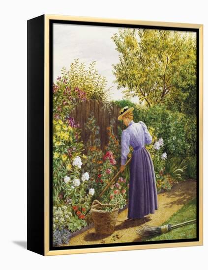 A Day in the Garden-Marian Chase-Framed Premier Image Canvas