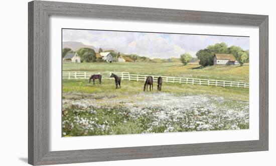 A Day in the Paddock-Mark Chandon-Framed Giclee Print