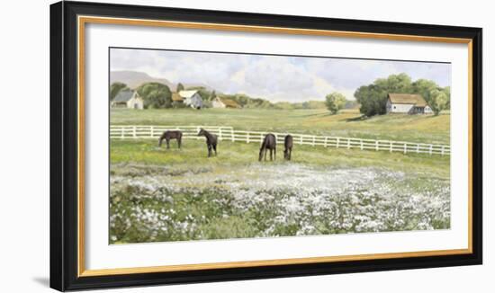 A Day in the Paddock-Mark Chandon-Framed Giclee Print