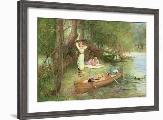 A Day on the River-John Parker-Framed Giclee Print