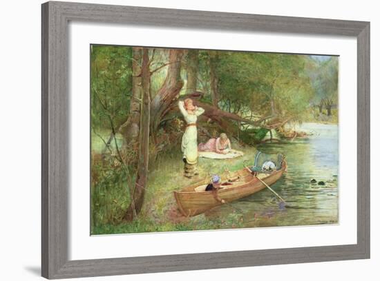 A Day on the River-John Parker-Framed Giclee Print