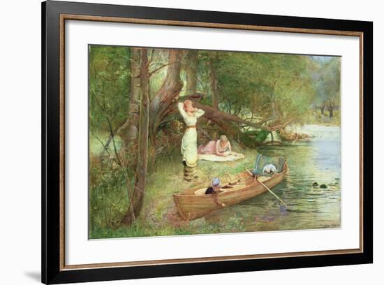 A Day on the River-John Parker-Framed Giclee Print