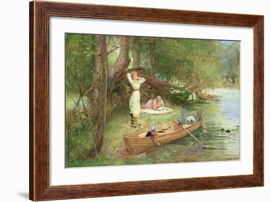 A Day on the River-John Parker-Framed Giclee Print