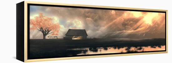 A Day passes By-Stephane Belin-Framed Stretched Canvas