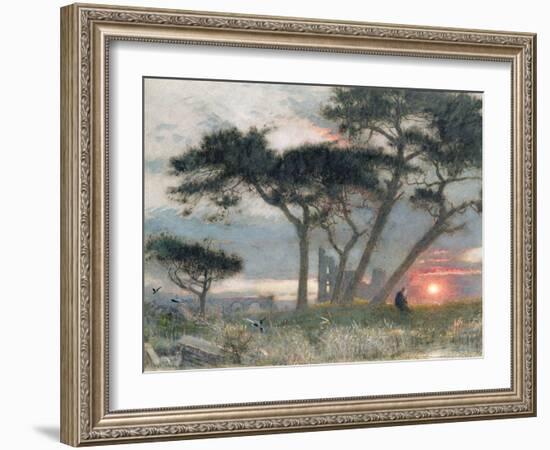 A Day's End: "It Might Have Been"-Albert Goodwin-Framed Giclee Print