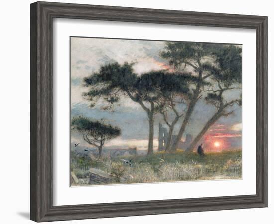 A Day's End: "It Might Have Been"-Albert Goodwin-Framed Giclee Print