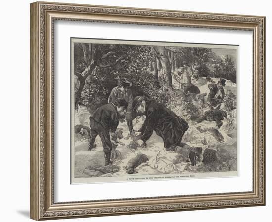 A Day's Ferreting in the Christmas Holidays-George Bouverie Goddard-Framed Giclee Print