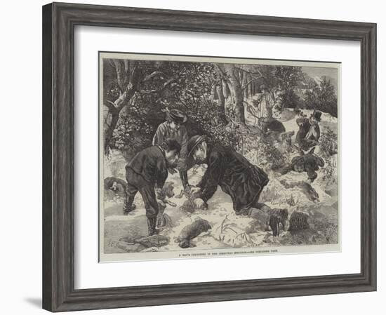 A Day's Ferreting in the Christmas Holidays-George Bouverie Goddard-Framed Giclee Print